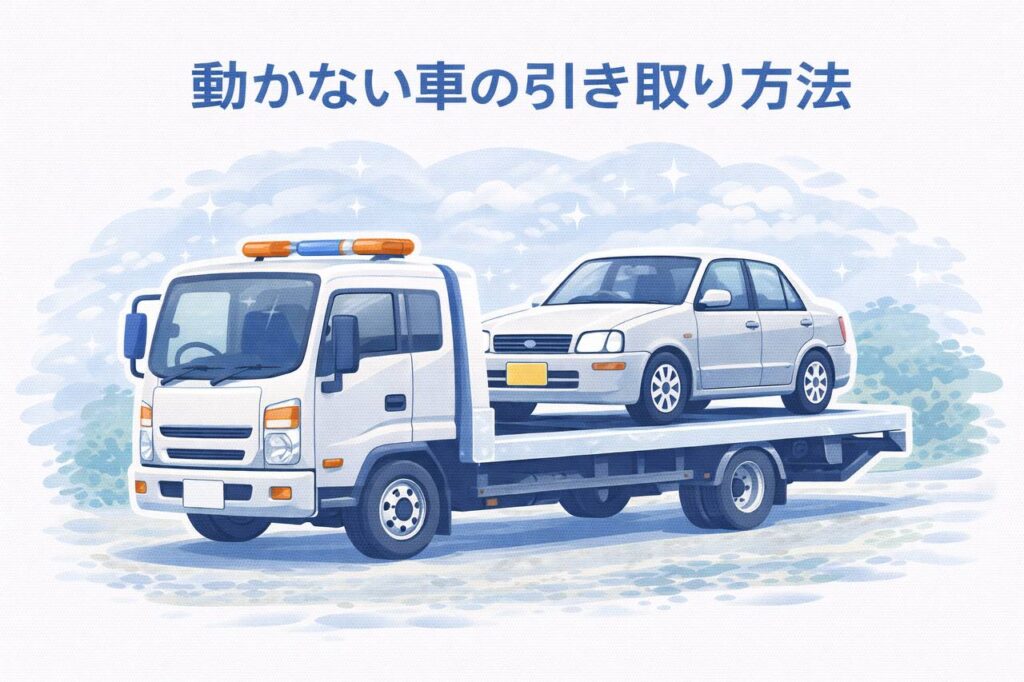 動かない車の引き取りサムネイル