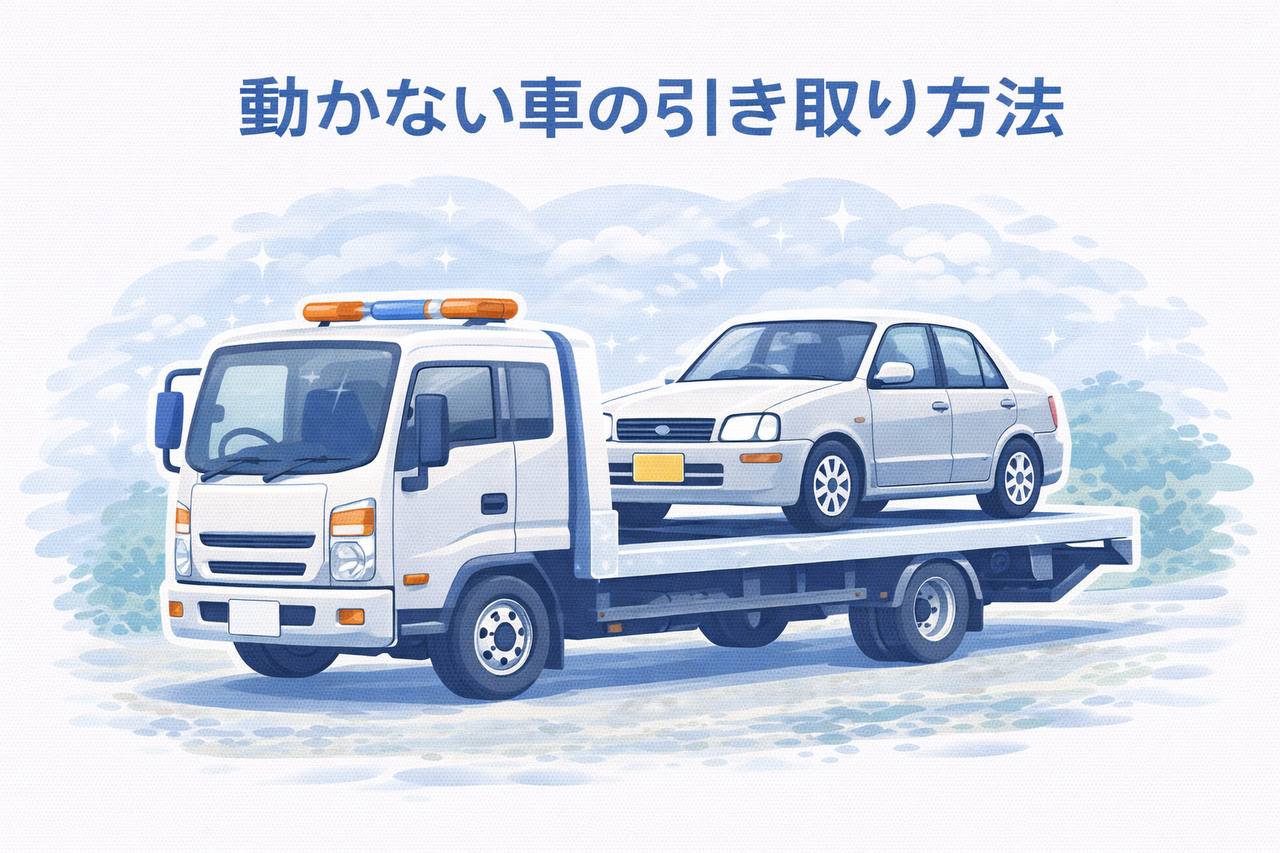 動かない車の引き取りサムネイル