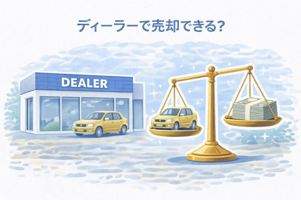 ディーラーで売却サムネイル