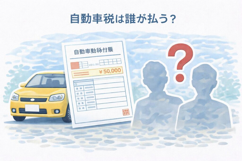 自動車税は誰が払うサムネイル