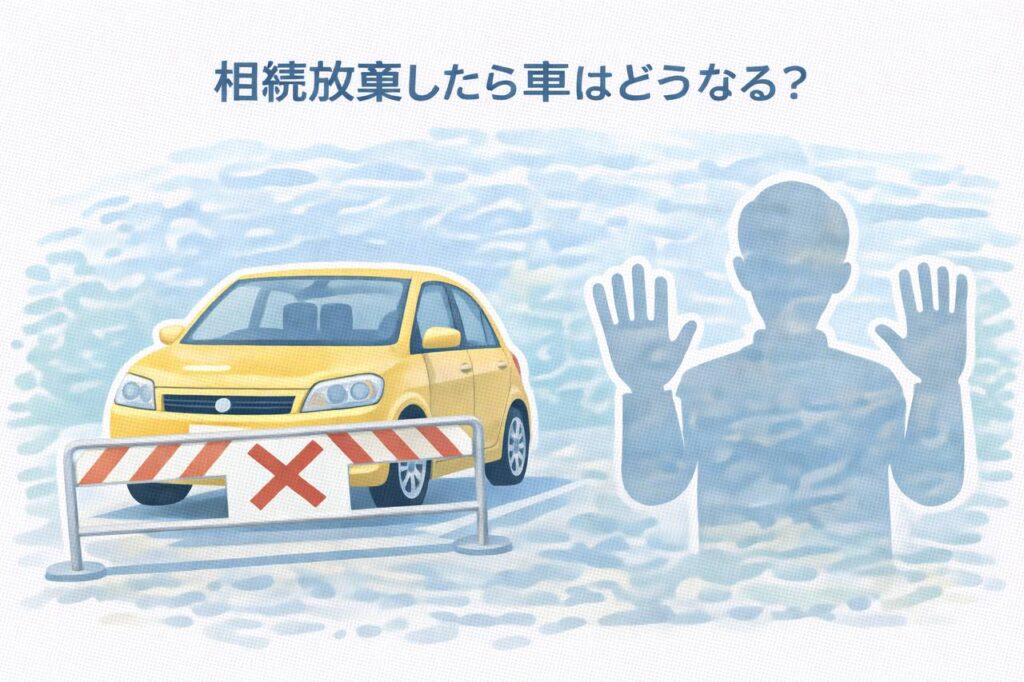 相続放棄と車サムネイル