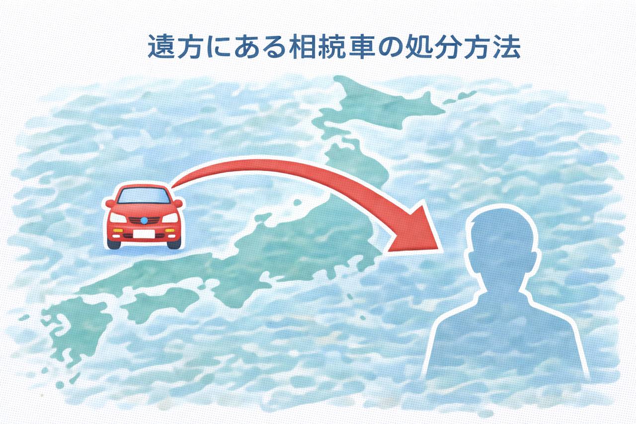 遠方にある相続車サムネイル